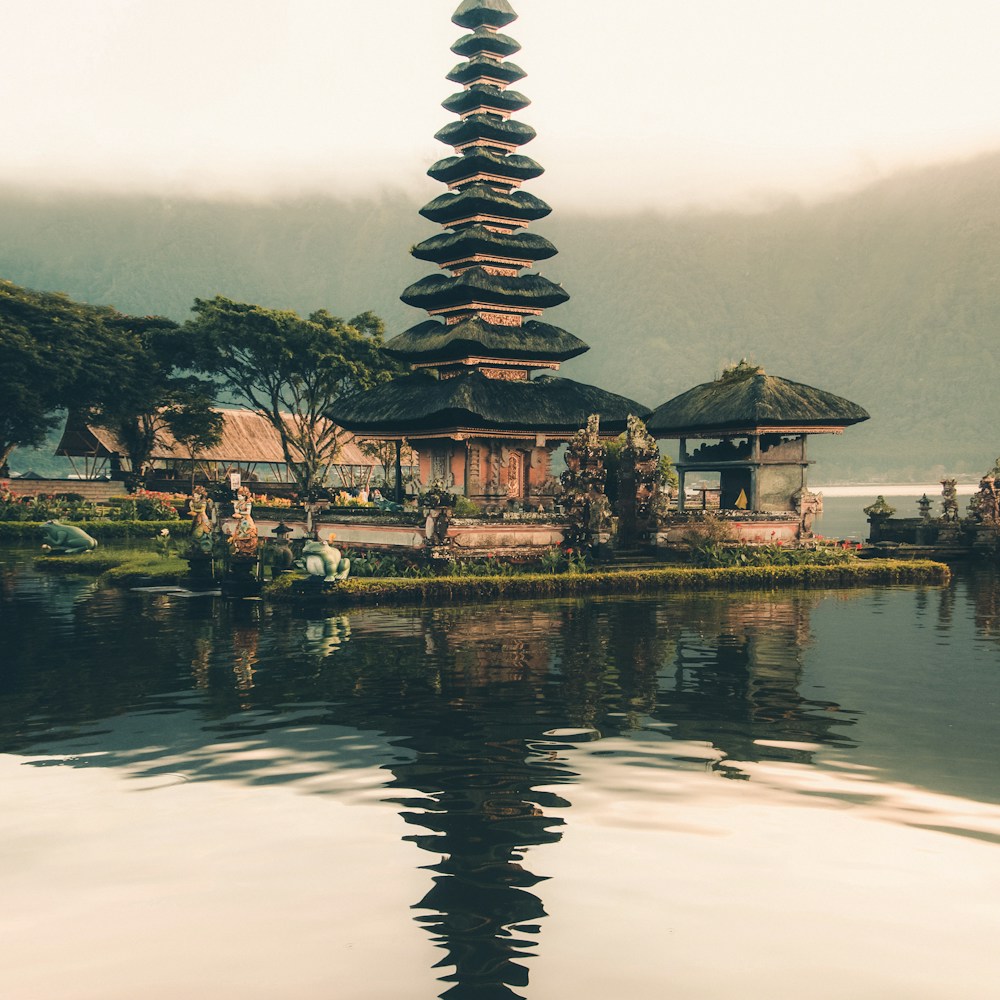 Temple landscape in Bali