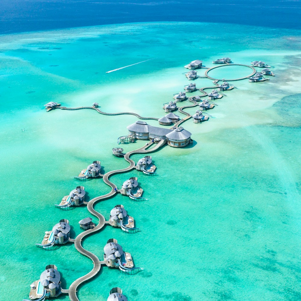 Tropical island in the Maldives